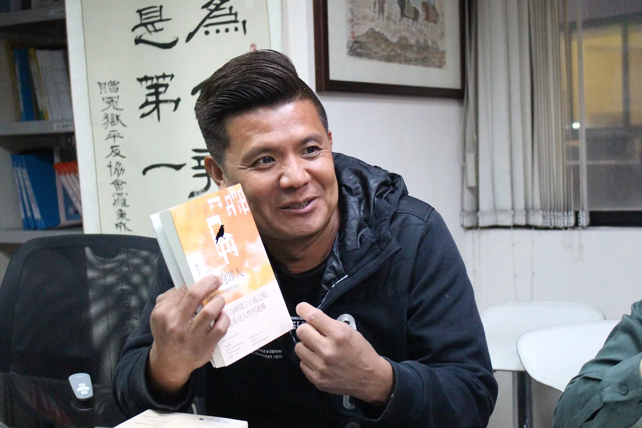 陳龍綺向司法官學院學官分享他的冤獄經驗，期待每位司法官一生能平反一件冤獄。冤獄平反協會提供