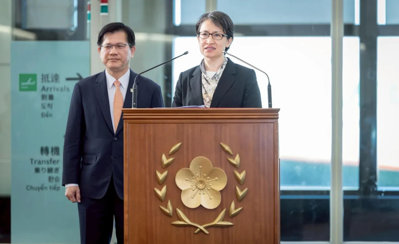 萧美琴欧洲议会演说返国　感性喊话：台湾走正道会被世界看见