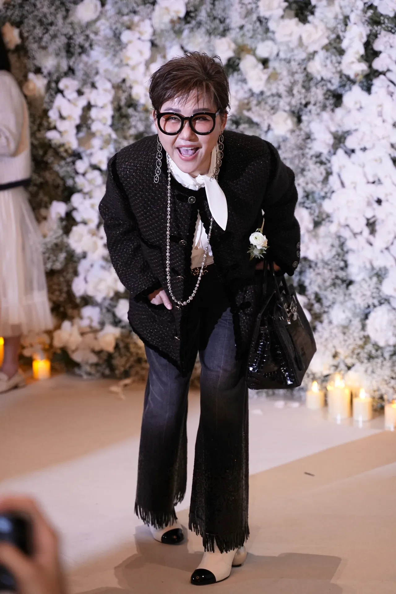 蓝心湄包了六万六。彭欣伟摄