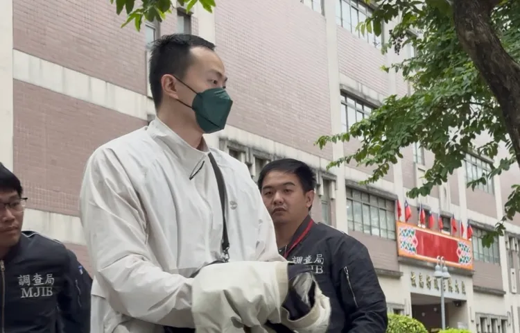 尼尔创新公司负责人林扬茂日前获100万元具保，昨再被拘提经北检复讯后遭声押禁见。谢亚庭摄