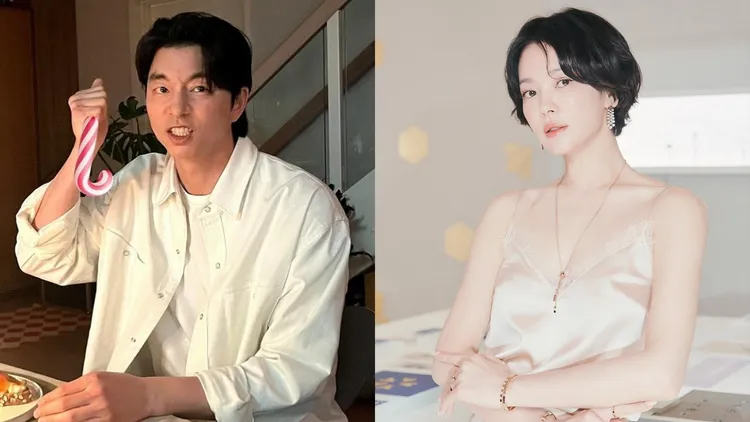 孔刘（左图）只大宋慧乔3岁，吃味对方可以被叫姐姐，自己却被称为叔叔。翻摄孔刘、宋慧乔IG