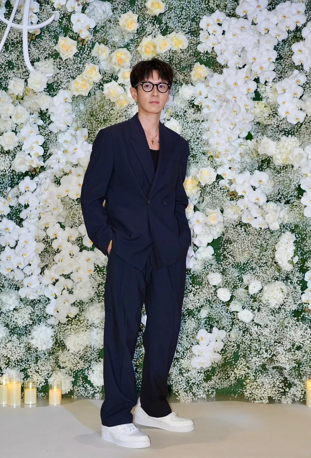 柯震东出席邱泽、许玮宁婚宴。彭欣伟摄