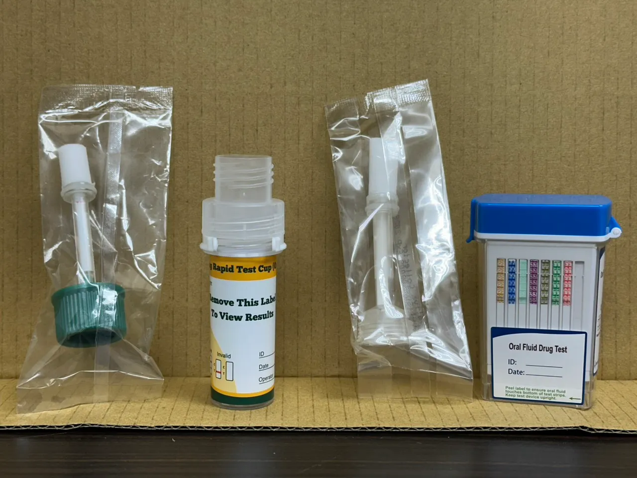 新引進的毒品快篩試劑。翻攝畫面