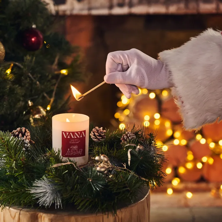 VANA季節限定Eldstad壁爐蠟燭，1180元。品牌提供
