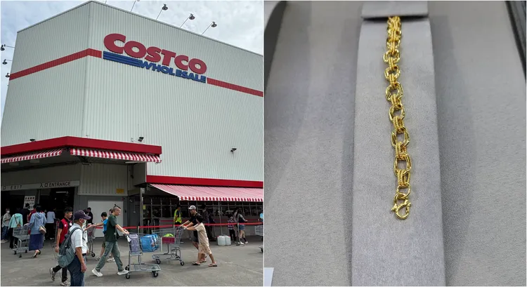 近日有民众逛好市多，发现一条91,799元的黄金手链，换算后惊觉其中约1万5千元为工钱。翻摄脸书