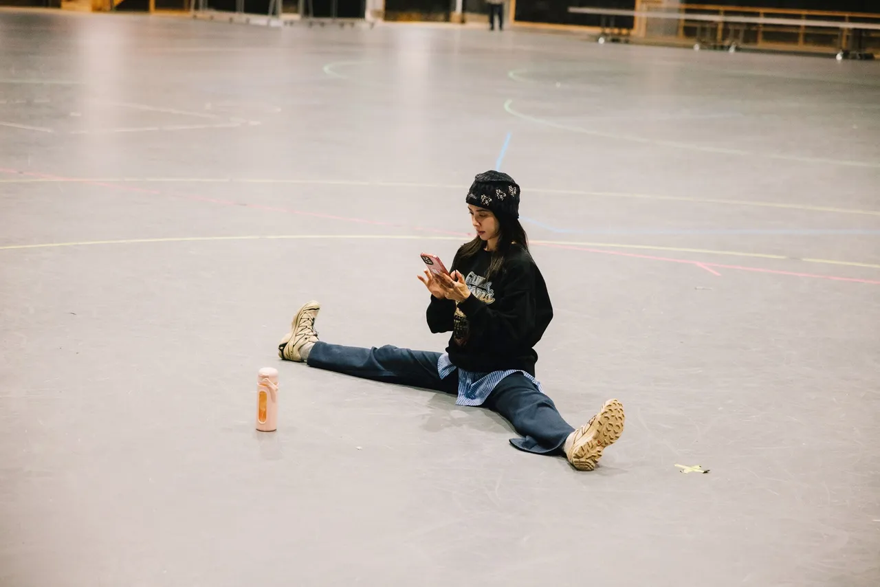 Jolin分享備唱花絮。凌時差提供