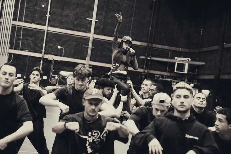 Jolin在洛杉磯閉關排練。凌時差提供