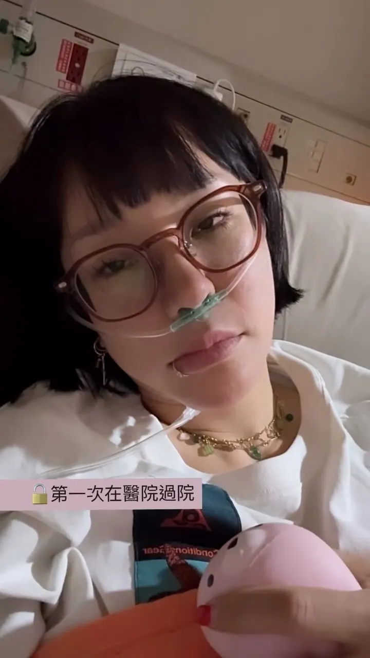 梁云菲自殺獲救。翻攝梁云菲IG