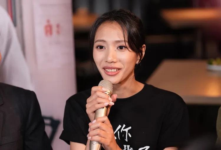 黃珮琪提到照顧奶奶的過往。攝影中心攝