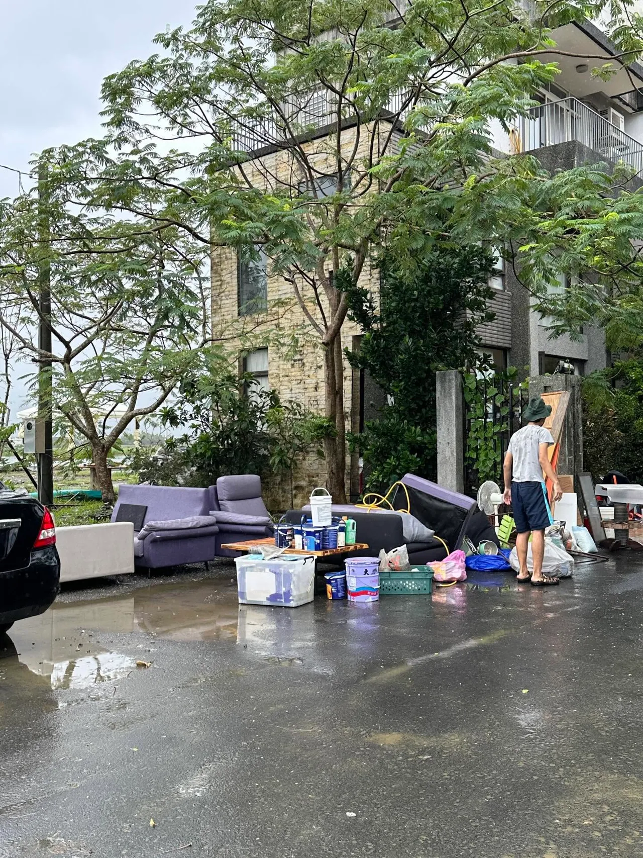 大淹水导致一楼家具几乎全毁。Threads网友「@cph_0503」授权提供