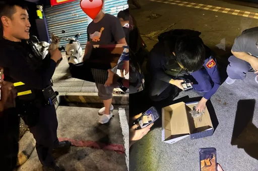 幼貓躲汽車引擎室取暖　警民熱心救出！嗷嗷叫聲立收1奴才