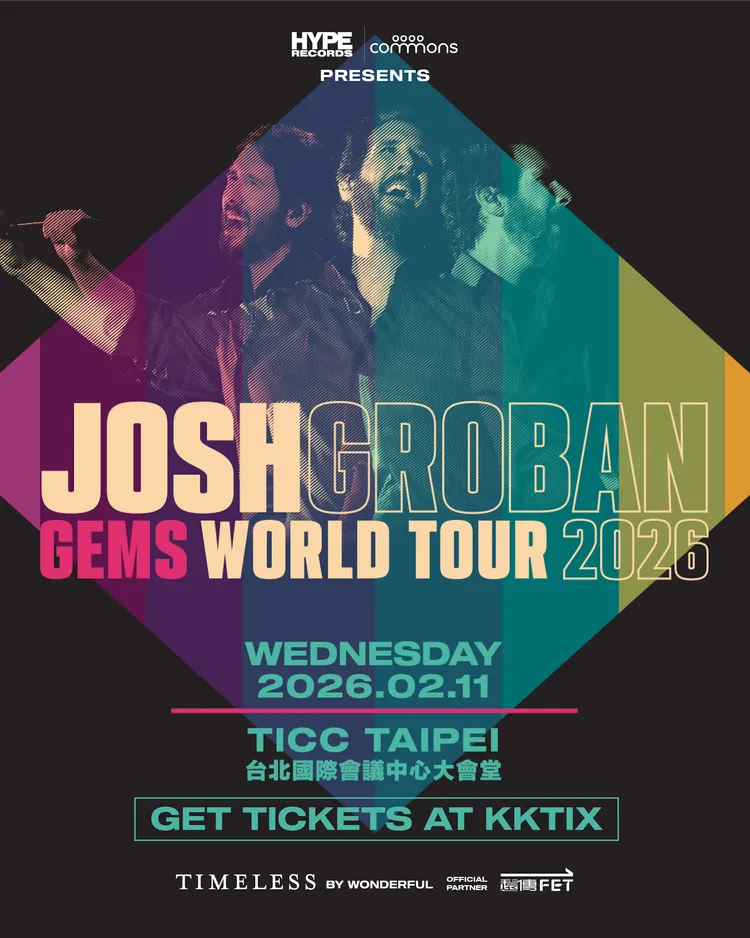 喬許葛洛班的專輯銷量全球累積3500萬張。Timeless Asia提供