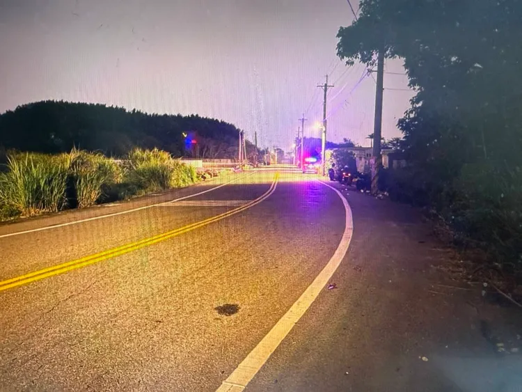 事故發生的彎道。翻攝畫面