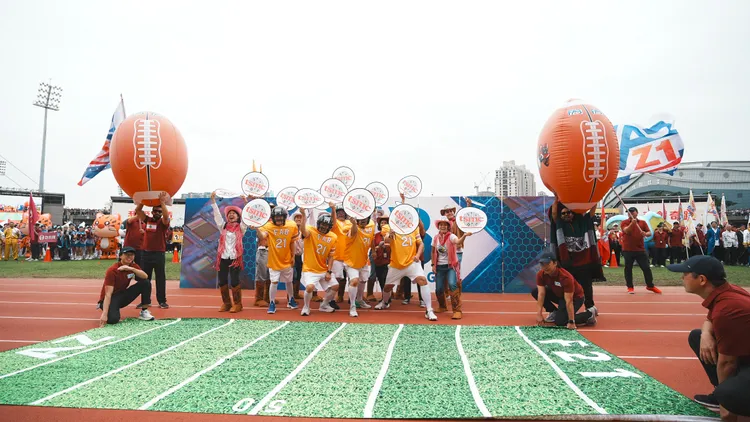 台積電美國亞利桑那州Fab 21晶圓廠員工也來參與今年運動會。台積電提供