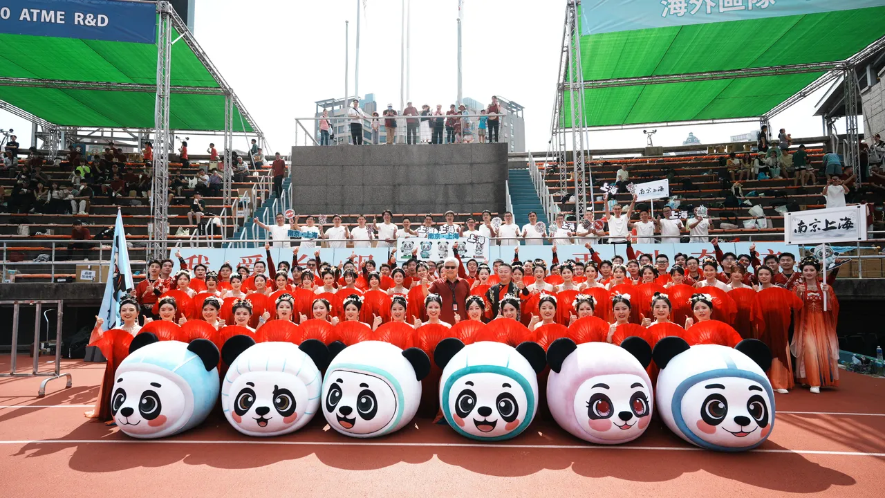 中国上海、南京厂员工出席台积电运动会。台积电提供