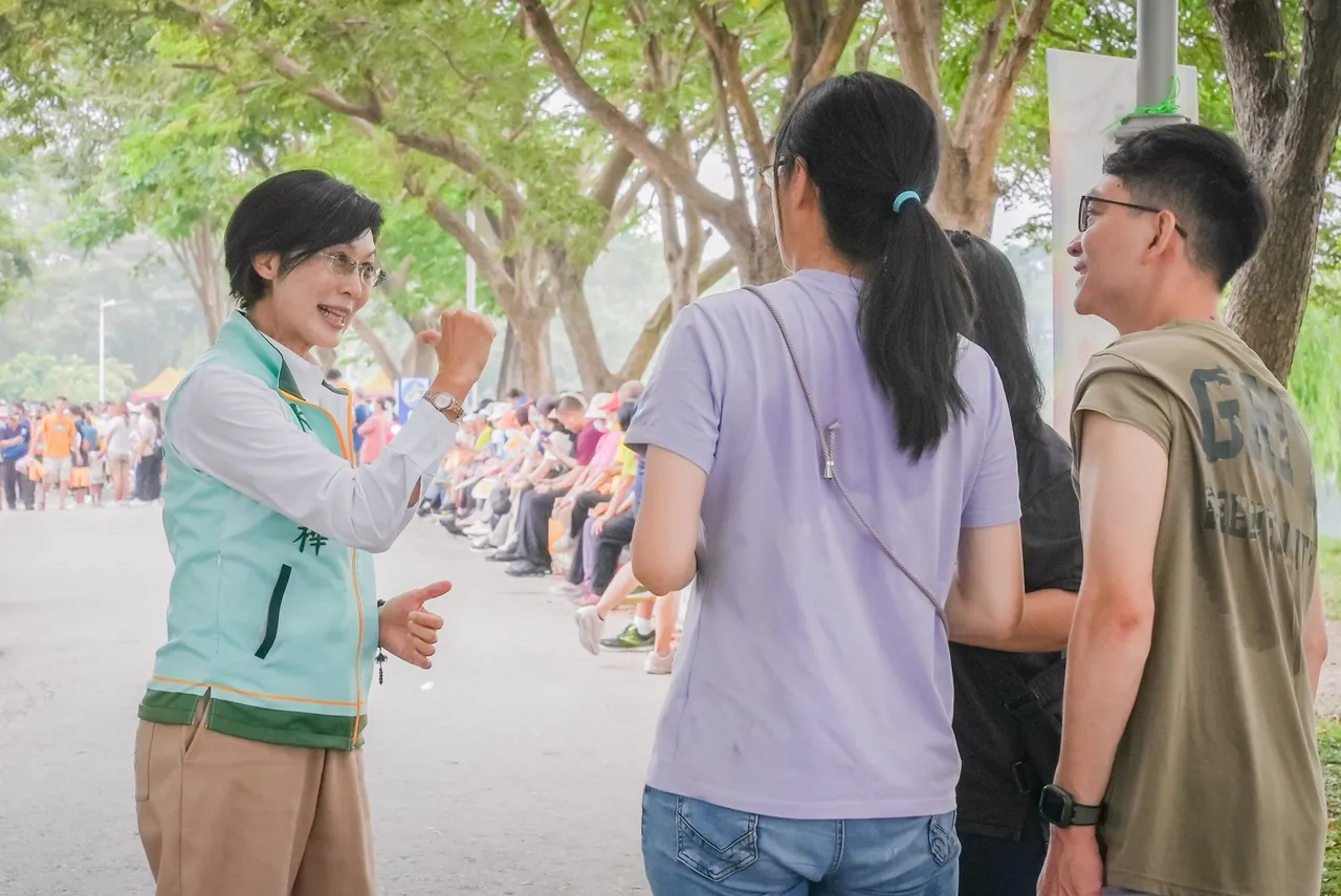 林岱樺勤走基層。翻攝林岱樺臉書