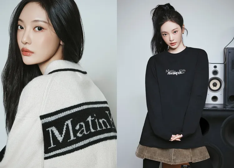 aespa成員寧寧擔任Matin Kim本季形象代言人。品牌提供