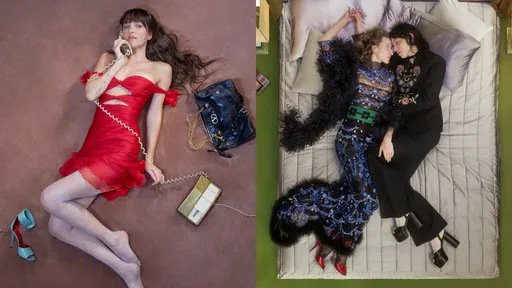 「格雷女」性感出鏡Valentino廣告　紅裙胸前開洞上演早春魅惑