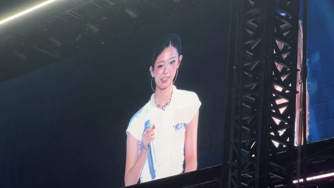 子瑜透露彩瑛私下向她表示很想来高雄，约定要一起去台北大巨蛋。读者提供