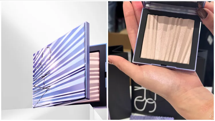 NARS星漾幻境打亮餅 #SKYROCKET，1950元。品牌提供、張家玲攝