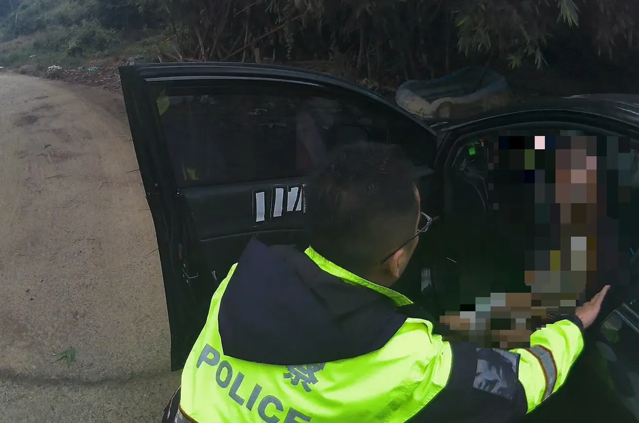 警方獲報到場，將人請回派出所，聽其述說背後故事，再好言規勸，總算讓林男重新振作。翻攝照片