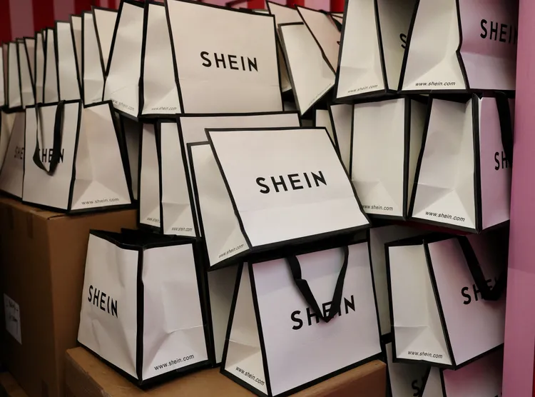 快时尚品牌Shein。路透社资料照片