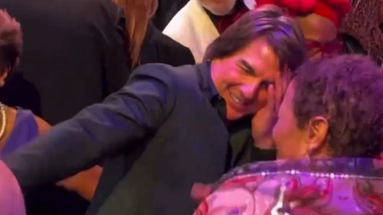 汤姆克鲁斯热舞提前庆祝获得奥斯卡奖。翻摄X