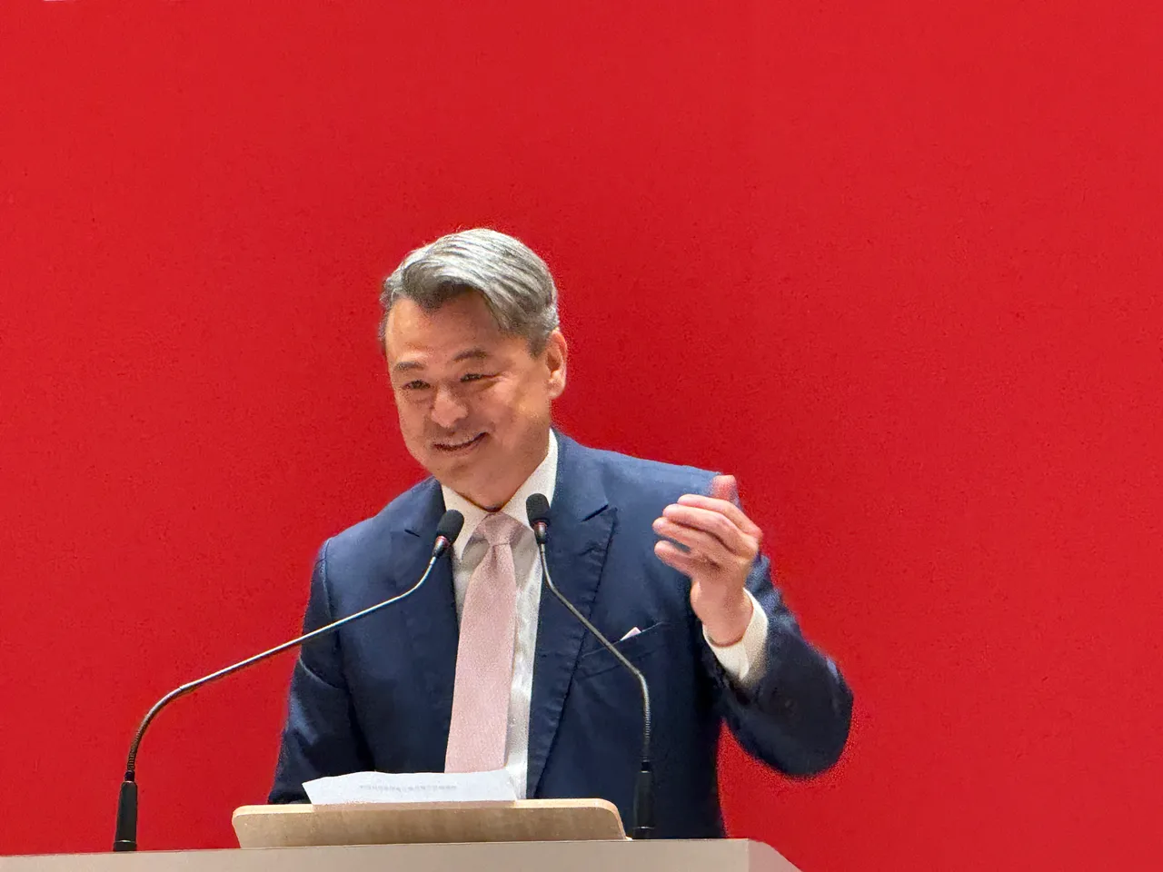 台湾投信投顾公会理事长尤昭文。吕承哲摄