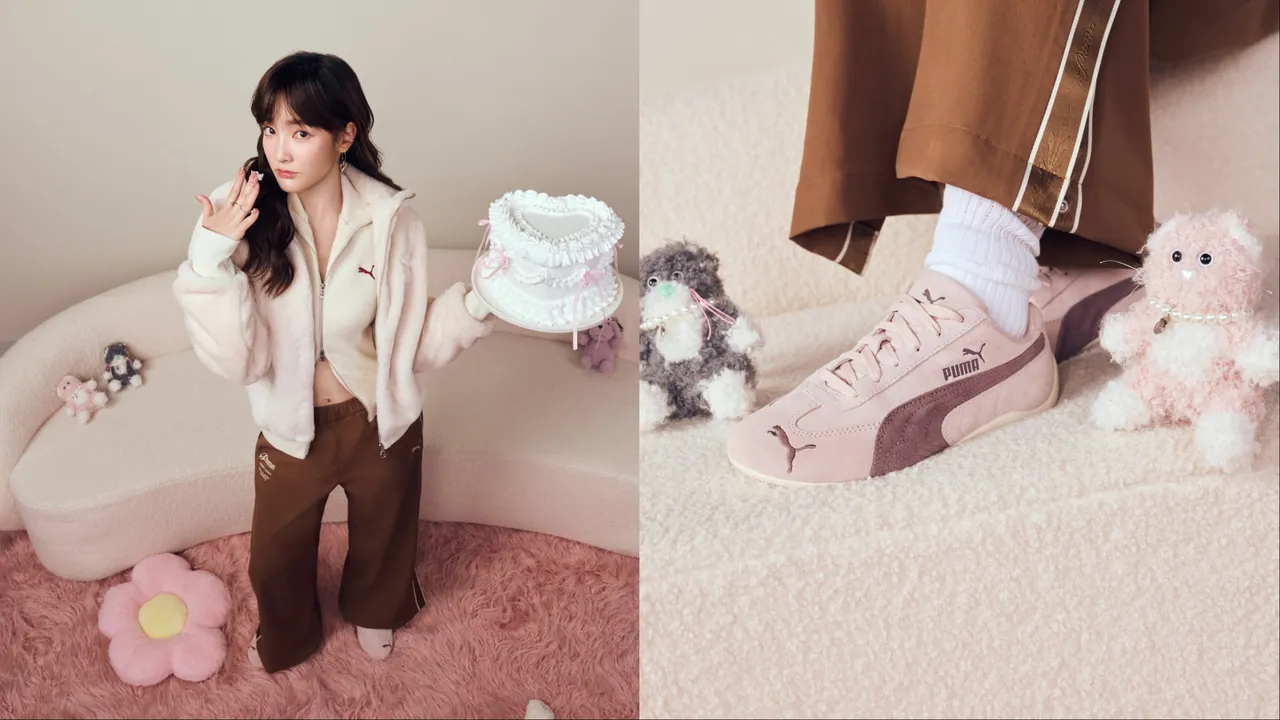 王淨搶先換上PUMA與PAZZO的聯名新鞋。品牌提供