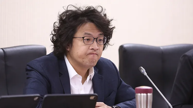 民进党立委沈伯洋遭大陆立案侦查。资料照片