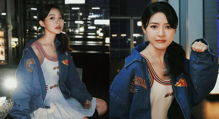 王中平和余皓然女兒韓菲被封為「最美星二代」。翻攝韓菲臉書