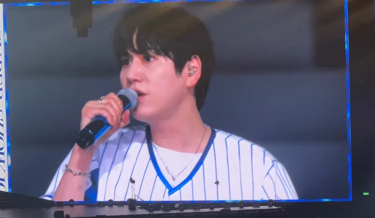 SJ今晚在台北大巨蛋举行第3场演出，圭贤惊喜清唱新歌。读者提供