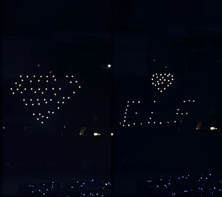 台粉祭出無人機送給SJ當驚喜。讀者提供