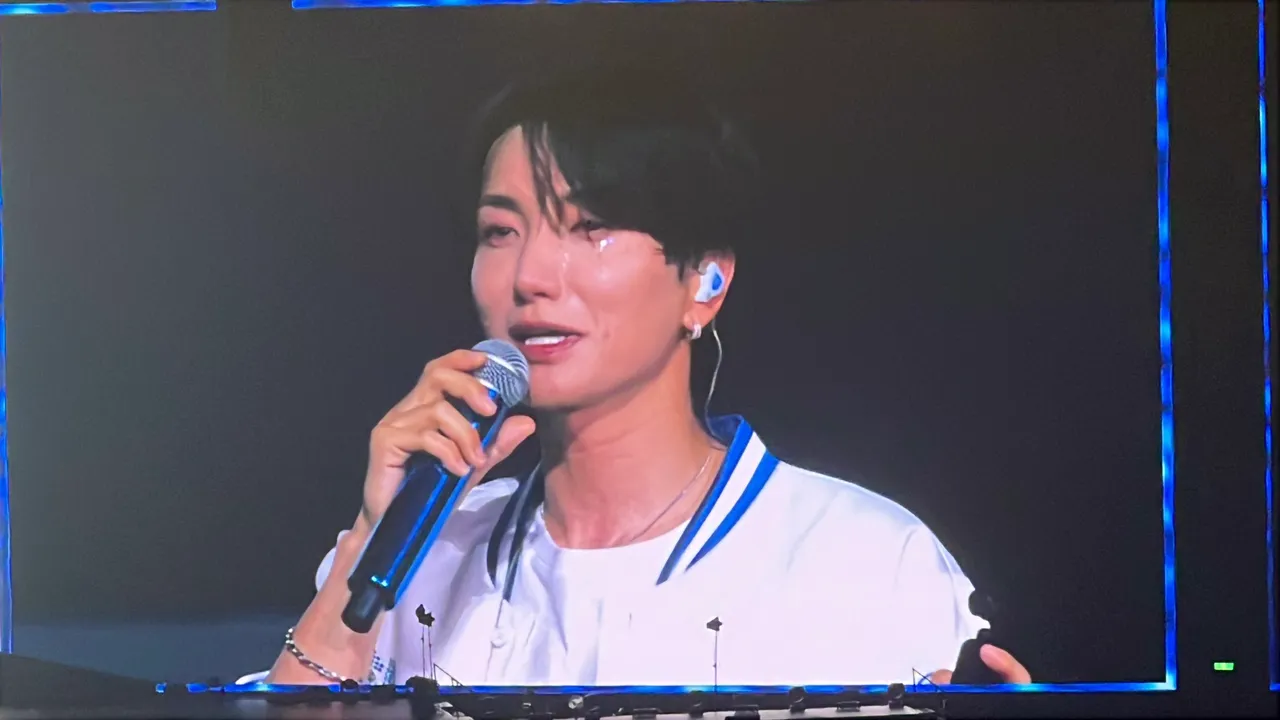 利特被感动落泪，坦言很久没哭了。读者提供