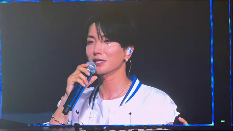 利特被感動落淚，坦言很久沒哭了。讀者提供