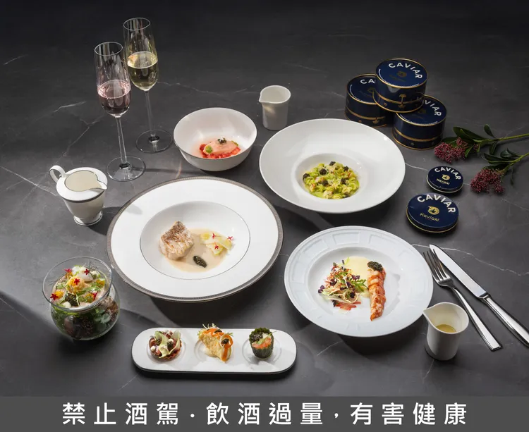 台北文華東方酒店米其林指南入選「Bencotto」義大利餐廳，11/28晚間首度攜手英國皇室御用品牌羅蘭香檳 (Laurent Perrier)，以僅有一場的「香檳魚子醬奢華晚宴」揭開年末璀璨盛宴序幕。台北文華東方酒店提供