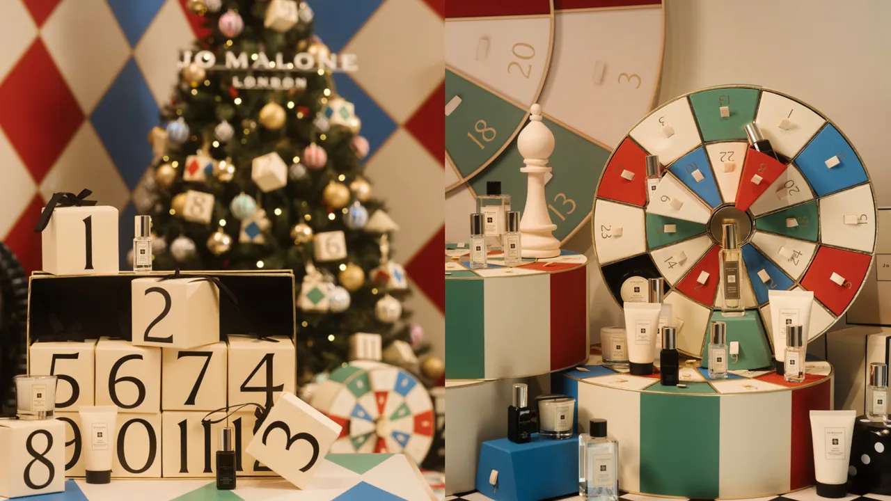 Jo Malone 2025聖誕限量系列「放玩派對 Fun & Game」，帶來多樣精美贈禮。張家玲攝