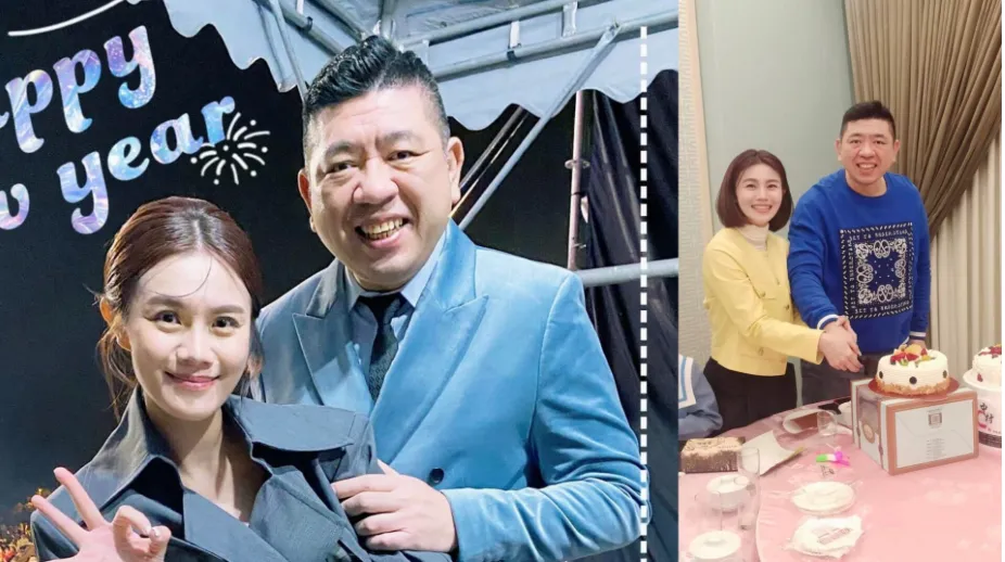 NONO與朱海君夫婦。翻攝自NONO臉書