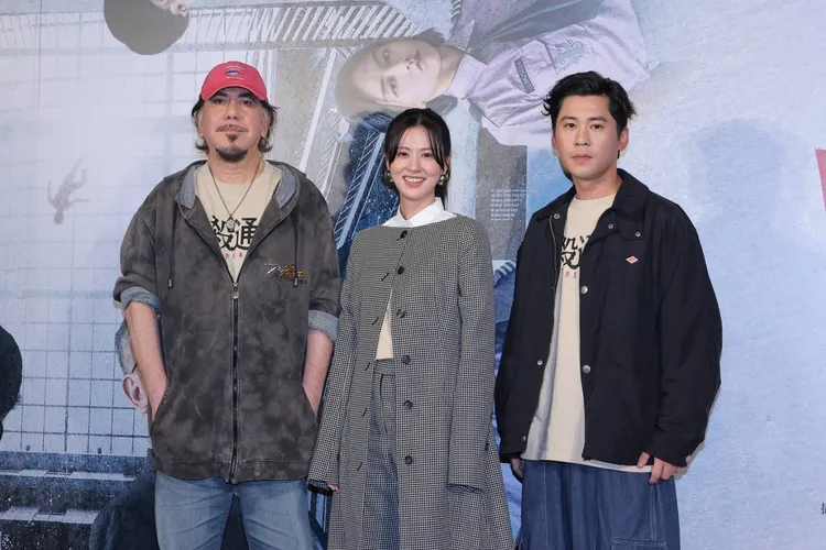 黃秋生（左起）、林予晞和黃迪揚。攝影中心攝