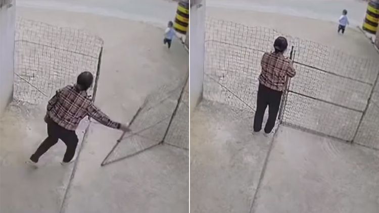 誇張！2歲孫跑出家門　阿嬤立即「關門上鎖」轉身回屋