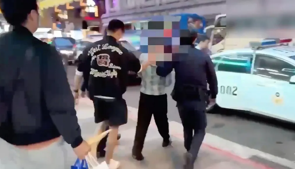 警方拘提黄男到案。翻摄画面