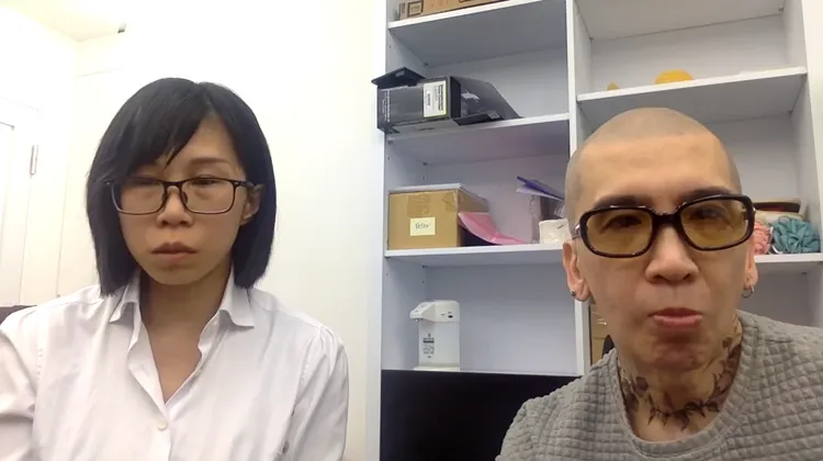 林沄蓁首次公开现身反击吕秋远是透过作家H直播。翻摄作家H直播