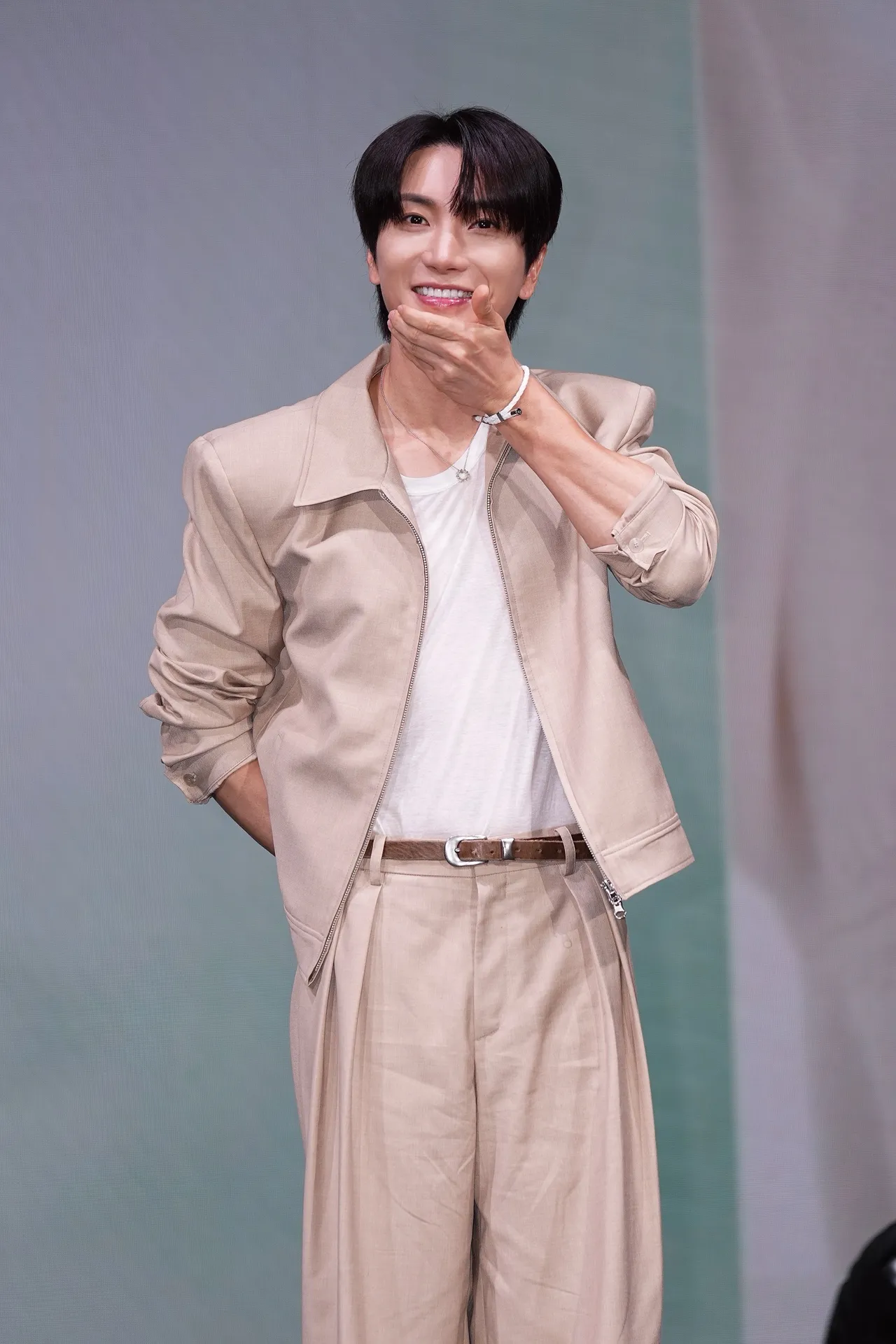 利特表示想在台湾开店。彭欣伟摄