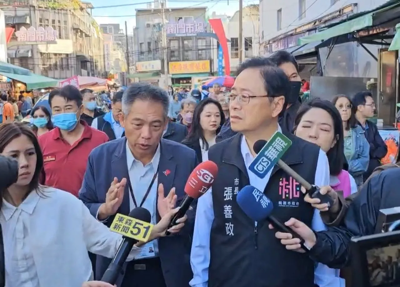 张善政市长前往现场勘察。经发局提供