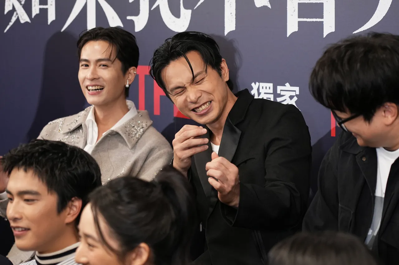 姚淳耀（中）戏里打人不手软。彭欣伟摄