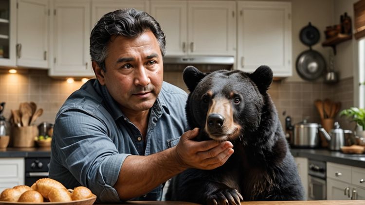 日本壞熊偷襲！拉麵師傅滿臉血繼續備料　網憂：血滴進拉麵不好吧