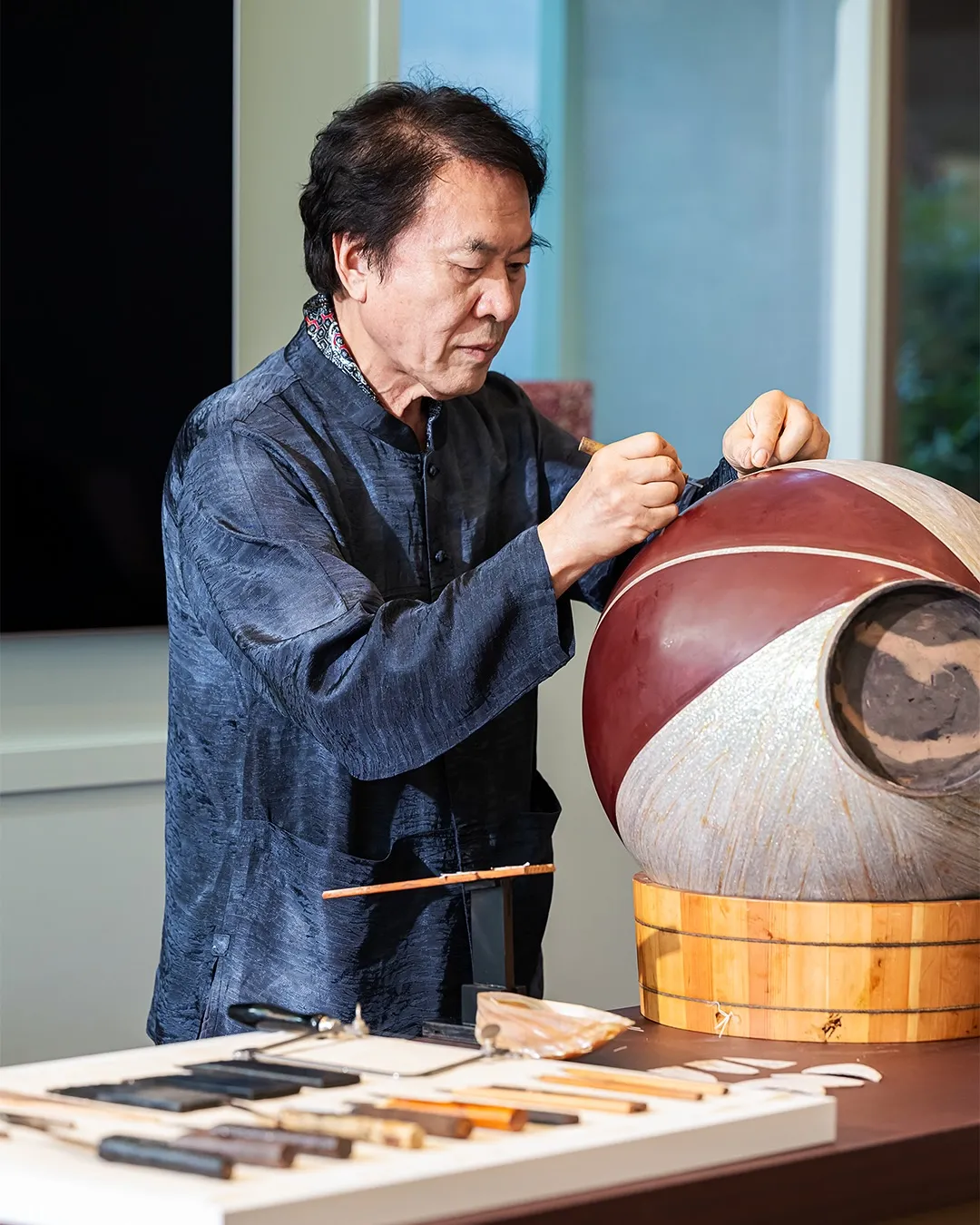 韓國螺鈿匠人孫大鉉。品牌提供