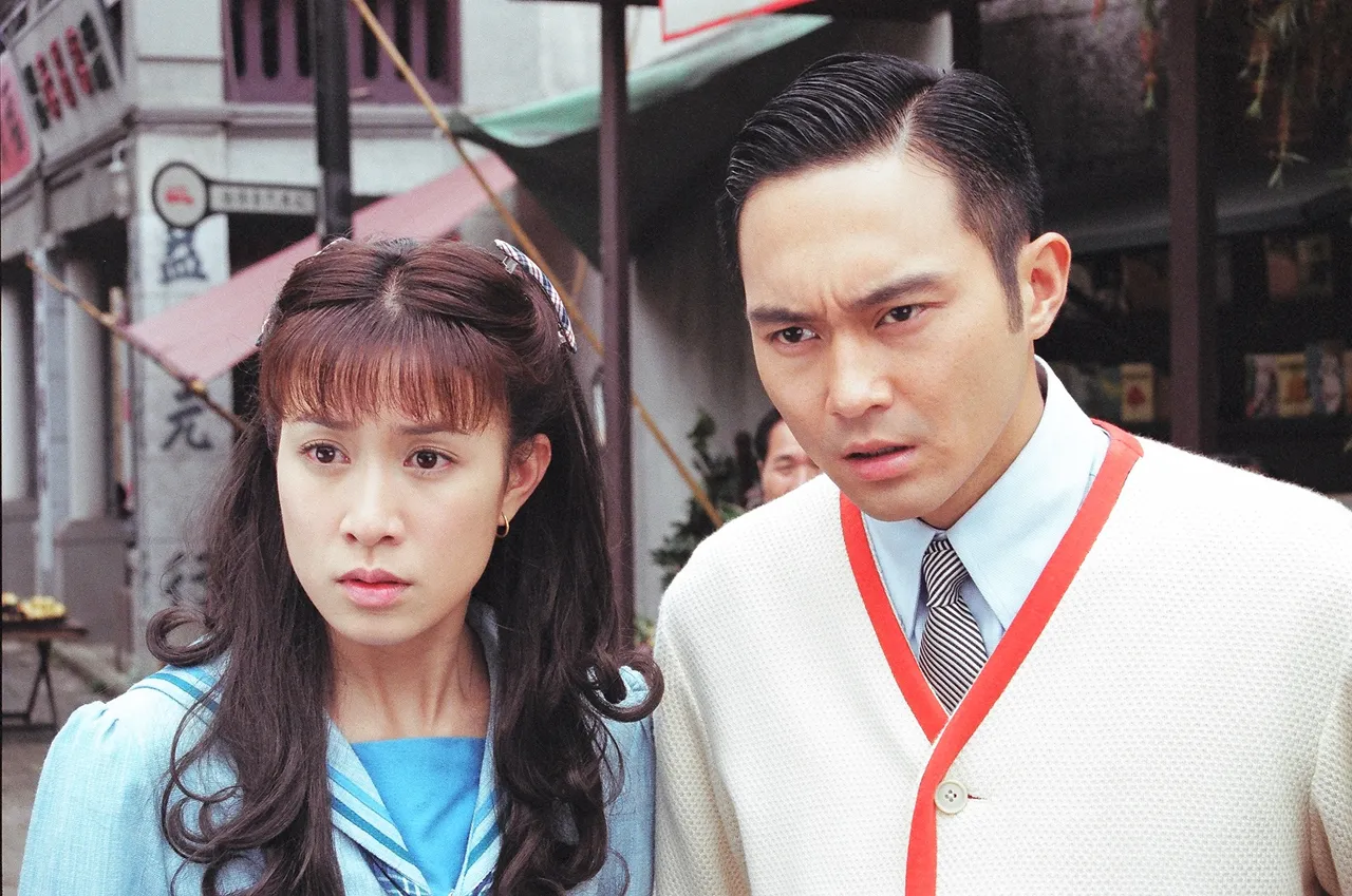 張智霖與佘詩曼扮演歡喜冤家。年代提供
