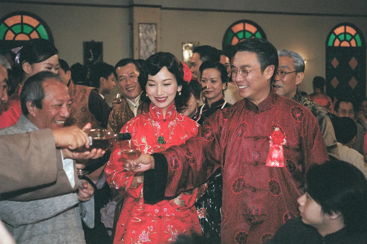 劉松仁和趙雅芝再搭檔，上演純情黃昏之戀。年代提供