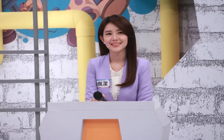 主播林佩潔曾遭網友攻擊。中天提供